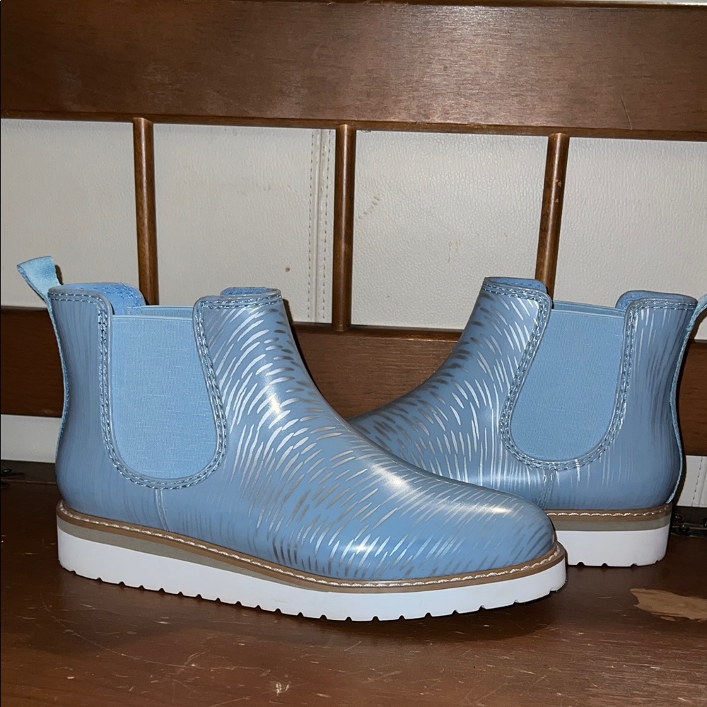 Cougar Light Blue Winter & Rain Boots